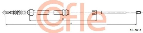 Трос, стояночная тормозная система COFLE 10.7437 (фото 1)