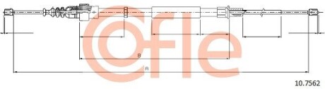 Трос, стояночная тормозная система COFLE 10.7562