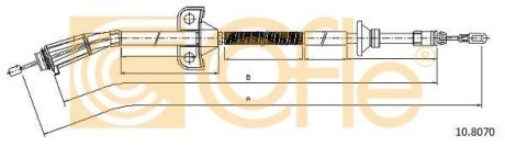 Трос, стояночная тормозная система COFLE 10.8070