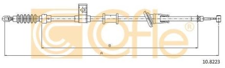 Трос, стояночная тормозная система COFLE 10.8223
