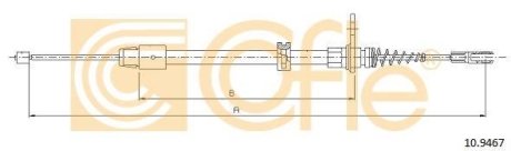 Трос, стояночная тормозная система COFLE 10.9467 (фото 1)