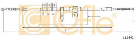 Трос, стояночная тормозная система COFLE 11.5342 (фото 1)