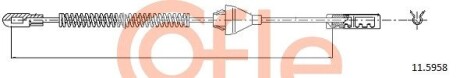 Трос, стояночная тормозная система COFLE 11.5958