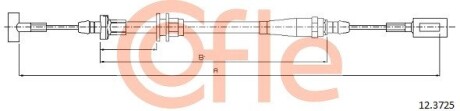 Трос ручника COFLE 12.3725