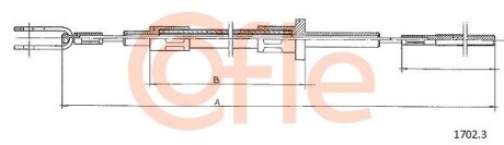 Трос зчеплення COFLE 17023
