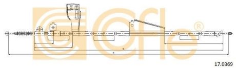 Трос, стояночная тормозная система COFLE 17.0369 (фото 1)