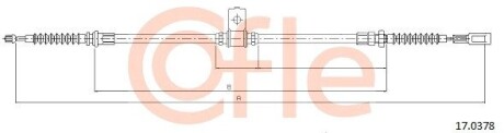Трос, стояночная тормозная система COFLE 17.0378