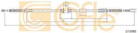 Трос, стояночная тормозная система COFLE 17.0385 (фото 1)