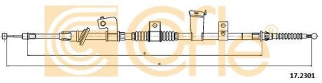 Трос, стояночная тормозная система COFLE 17.2301 (фото 1)