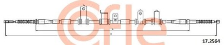 Трос, стояночная тормозная система COFLE 17.2564