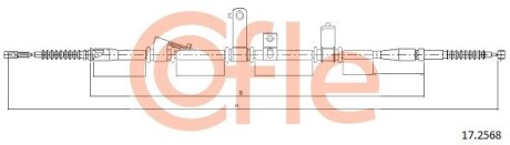 Трос, стояночная тормозная система COFLE 17.2568