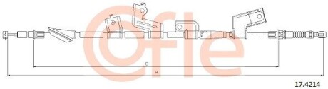 Трос, стояночная тормозная система COFLE 17.4214