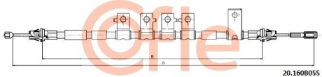 Трос, стояночная тормозная система COFLE 20.160B055