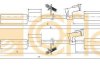 Трос, стояночная тормозная система COFLE 92.10.5370 (фото 1)