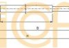 Трос, стояночная тормозная система COFLE 92.10.6542 (фото 1)