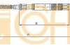 Трос, стояночная тормозная система COFLE 92.10.7409 (фото 1)