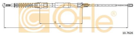 Трос, стояночная тормозная система COFLE 92.10.7626 (фото 1)