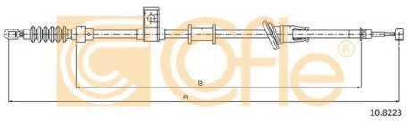 Трос, стояночная тормозная система COFLE 92.10.8223