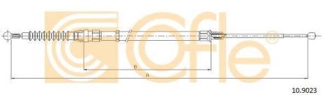 Трос, стояночная тормозная система COFLE 92.10.9023 (фото 1)