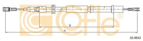Трос, стояночная тормозная система COFLE 92.10.9832