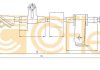 Трос, стояночная тормозная система COFLE 92.12.0104 (фото 1)