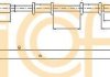 Трос, стояночная тормозная система COFLE 92.12.0716 (фото 1)