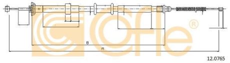 Трос, стояночная тормозная система COFLE 92.12.0765