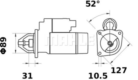 Комплект болтов, ременный шкив - коленчатый вал CONTITECH MS44 (фото 1)