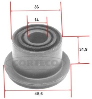 Подвеска, рычаг независимой подвески колеса CORTECO 21652441