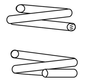 Пружина передня VW Golf IV 97-03, Lupo 98-05, Golf III 91-98, Bora 98-13; AUDI A3 96-03; SKODA Octavia Tour 96-10; SEAT Toledo II 99-04, Leon 99-05 CS Germany 14950707