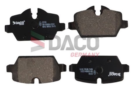 Колодки гальмівні дискові зад. DACO 321530