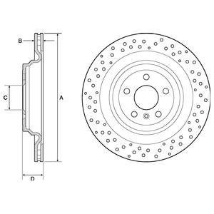 Тормозной диск DELPHI BG4699C