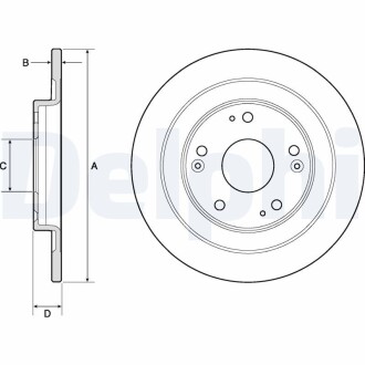 Тормозной диск DELPHI BG4773C