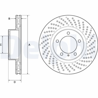 Гальмiвнi диски DELPHI BG4781C