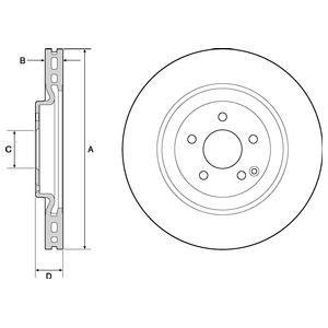 Гальмiвнi диски ZN DELPHI BG9144C