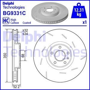 Гальмівний диск DELPHI BG9331C