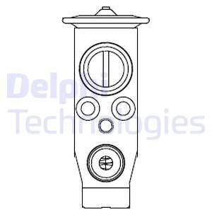 Розширювальний клапан кондицiонера DELPHI CB1003V