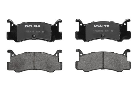 Колодки гальмівні дискові, комплект DELPHI LP0521