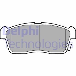 Комплект гальмівних колодок DELPHI LP1442 (фото 1)