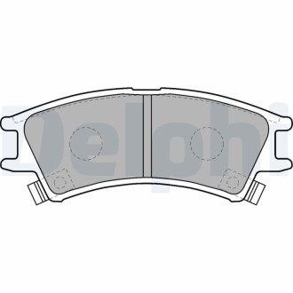 Колодки гальмівні дискові, комплект DELPHI LP1502