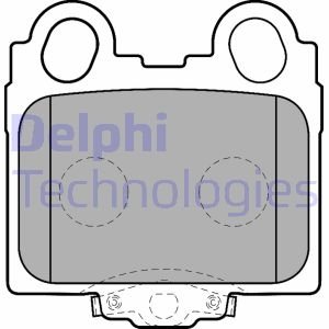 Колодки гальмівні дискові, комплект DELPHI LP1510 (фото 1)
