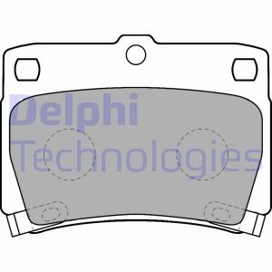 Комплект гальмівних колодок DELPHI LP1546 (фото 1)