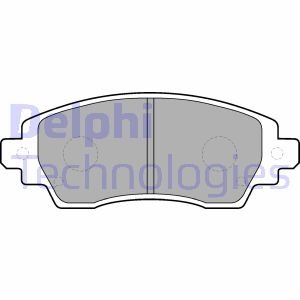 Колодки гальмівні дискові, комплект DELPHI LP1560 (фото 1)