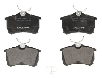 Комплект гальмівних колодок DELPHI LP1626 (фото 1)