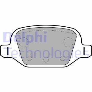 Колодки гальмівні дискові, комплект DELPHI LP1678 (фото 1)