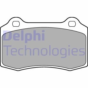Колодки гальмівні дискові, комплект DELPHI LP1700 (фото 1)