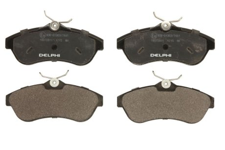 Колодки гальмівні дискові, комплект DELPHI LP1715 (фото 1)