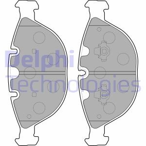 Колодки гальмівні дискові, комплект DELPHI LP1798 (фото 1)