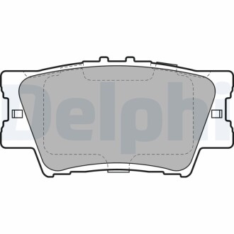 Комплект гальмівних колодок DELPHI LP2004