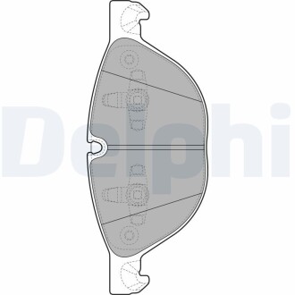 Колодки гальмівні дискові, комплект DELPHI LP2091